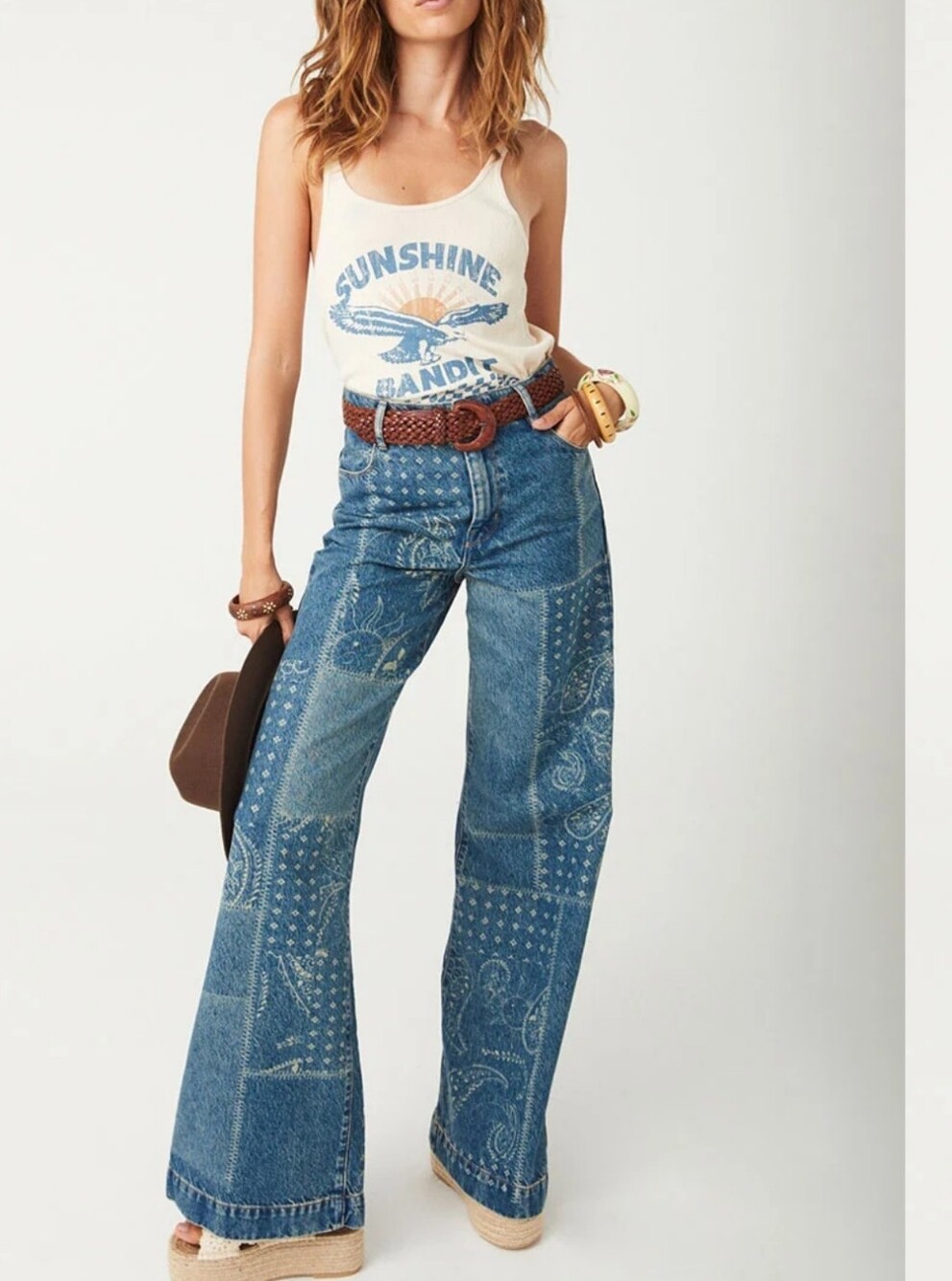EUC Spell Road Trip Wide-Leg Denim Jeans - Picture 2 of 11